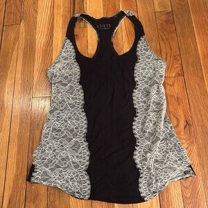 Guess lace detail racerback